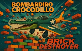 Image Bombardiro Crocodillo Brick Destroyer