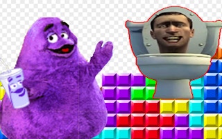 Image Grimace Shake & Skibidi Tetris